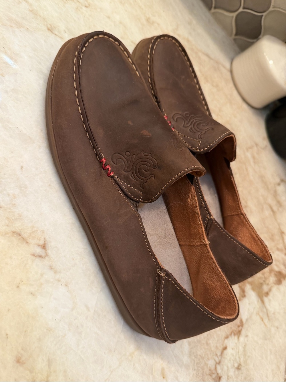 Olukai Women’s Nohea nubuck slip on shoes sz 8 - Picture 2 of 9